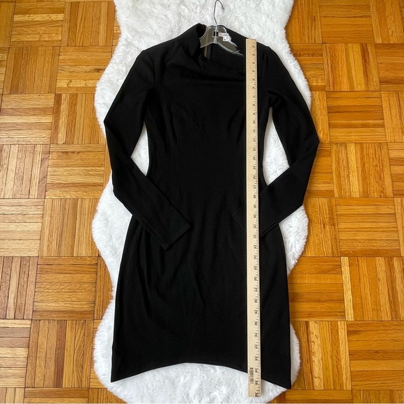 HELMUT LANG long sleeve black dress size 4 - Picture 7 of 11